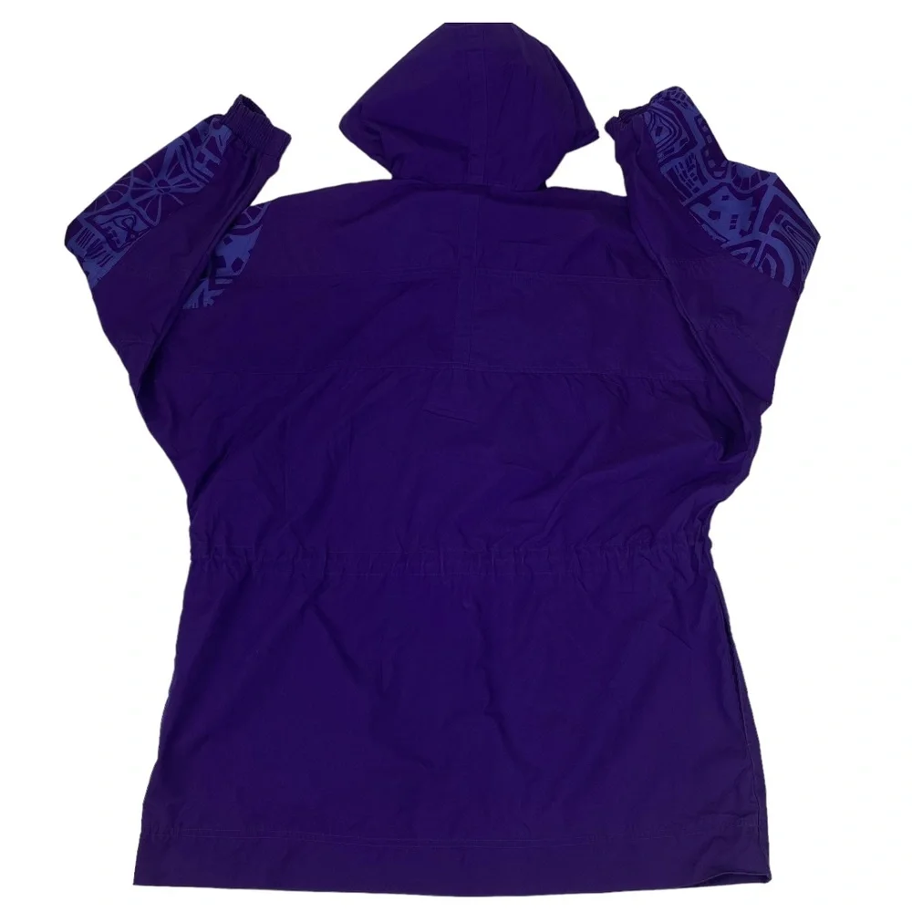 Unisex Gray Tag Nike Windbreaker Size M Vintage Purple Jacket Gray Tag Taiwan